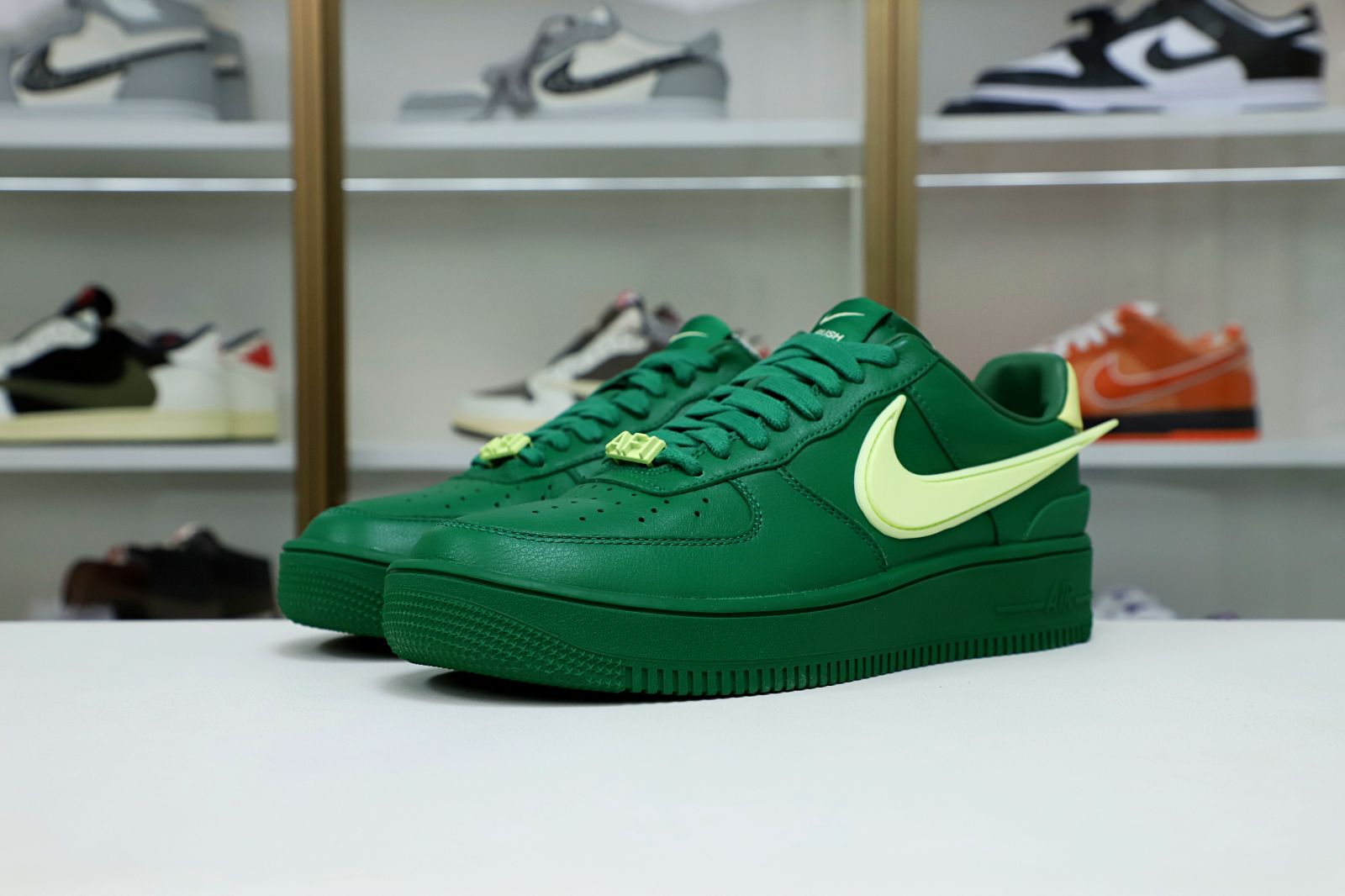 AMBUSH xNike Air Force1 Low"Pine Green and Citron"