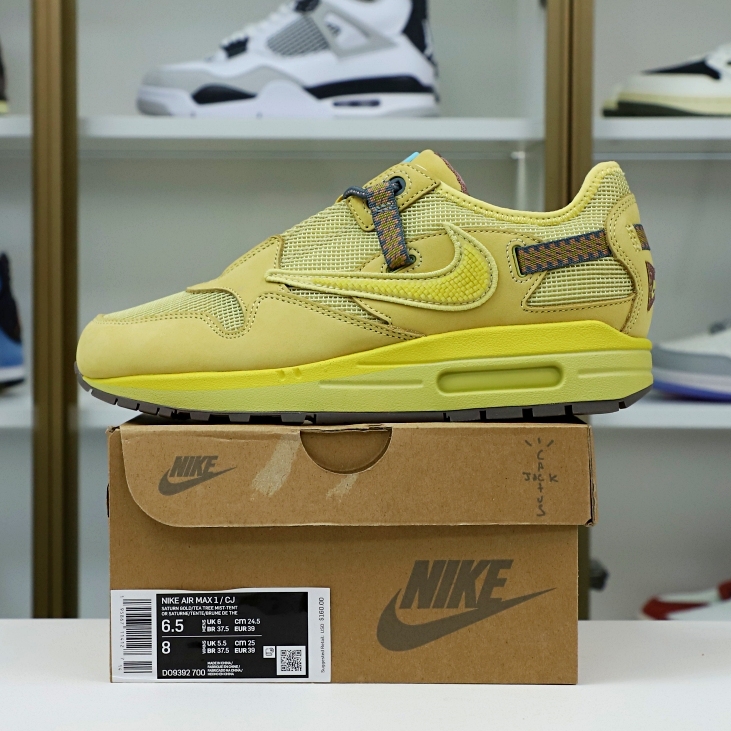 Kimikick TRAVIS SCOTT X NIKE AIR MAX 1 WHEAT DO9392-700