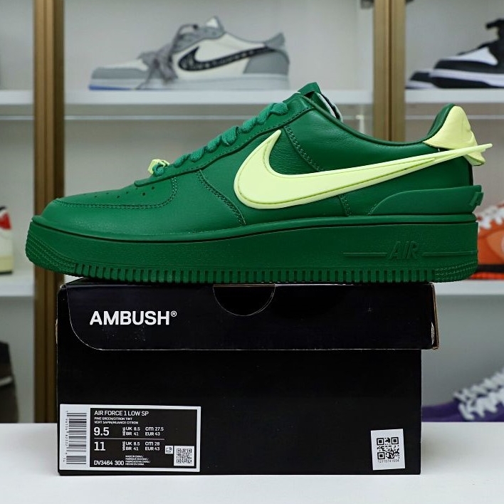 AMBUSH xNike Air Force1 Low&quotPine Green and Citron"