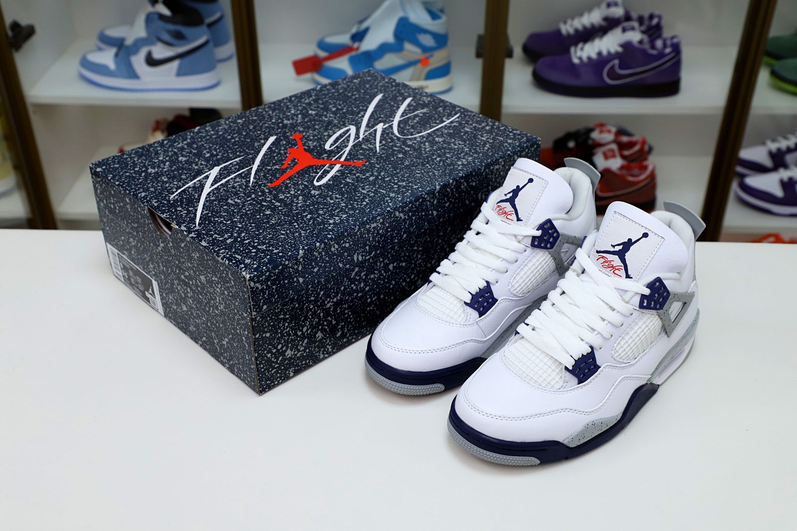 AIR JORDAN 4 RETRO "MIDNIGHT NAVY" DH6927-140