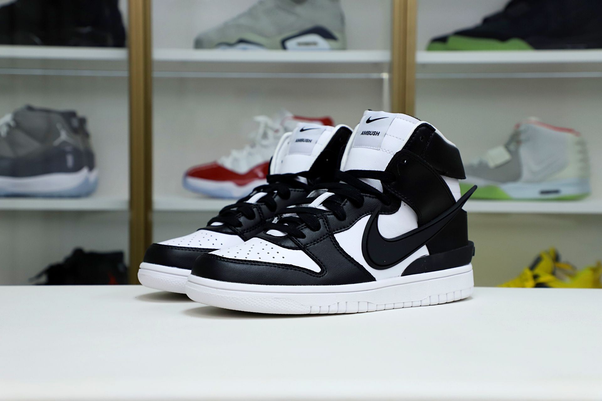 NIKE DUNK HIGH AMBUSH BLACK WHITE