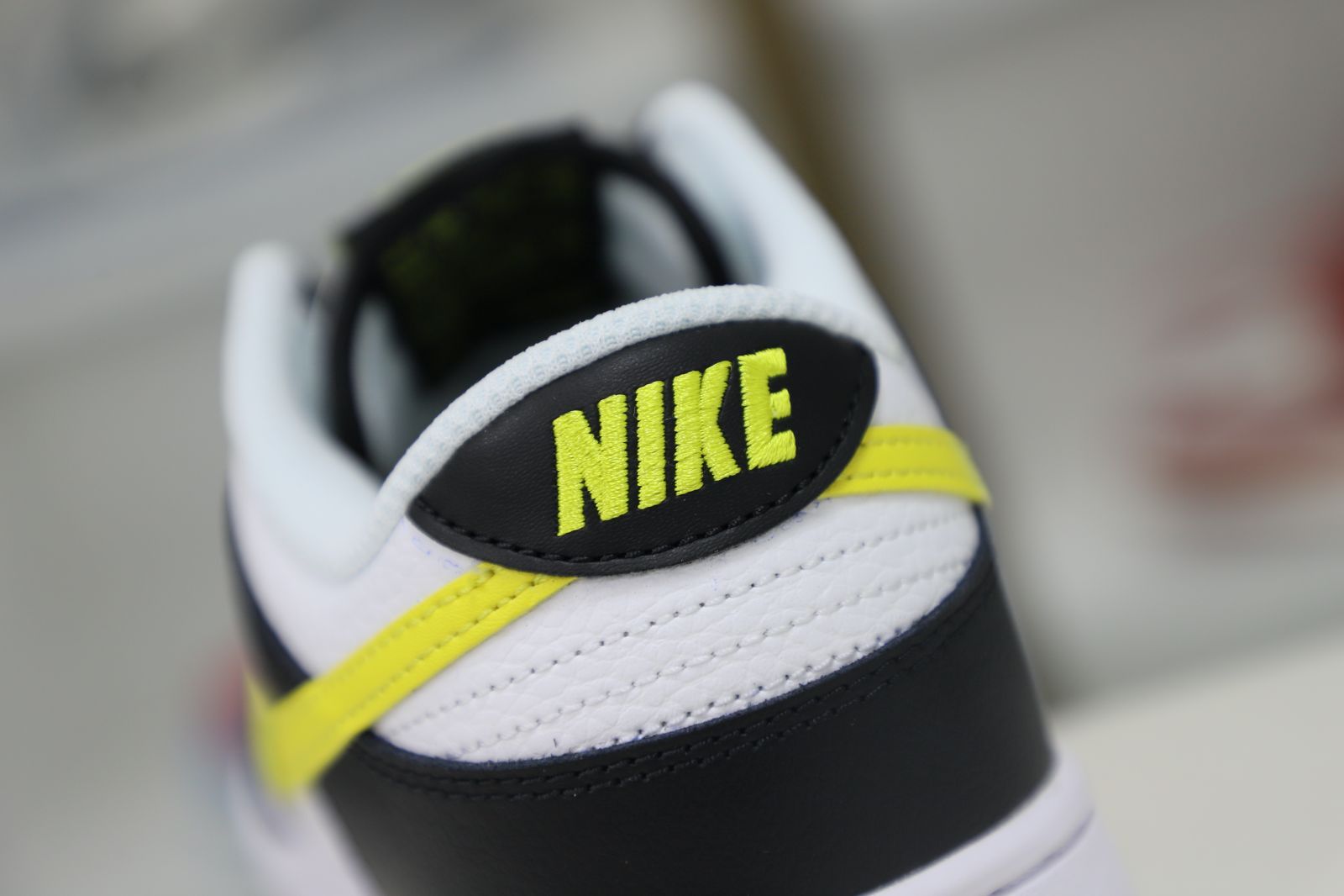 Nike Dunk Low "Black White Yellow"