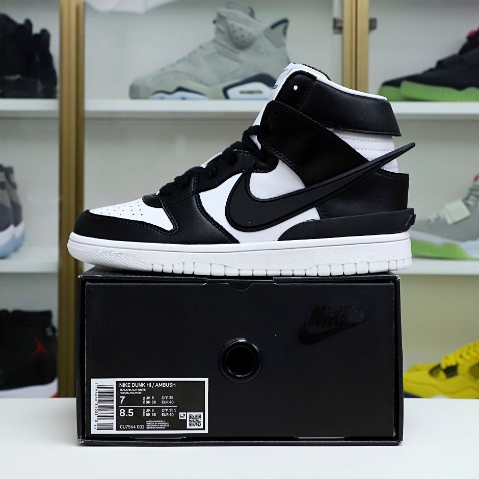 NIKE DUNK HIGH AMBUSH BLACK WHITE