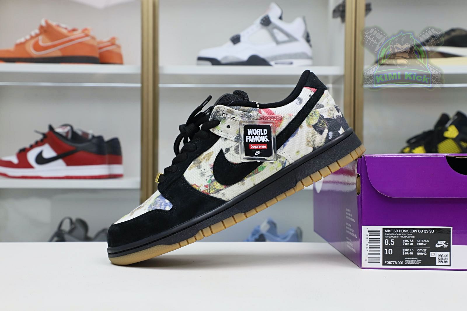 Supreme xNike SB DunkLow"Rammellzee"