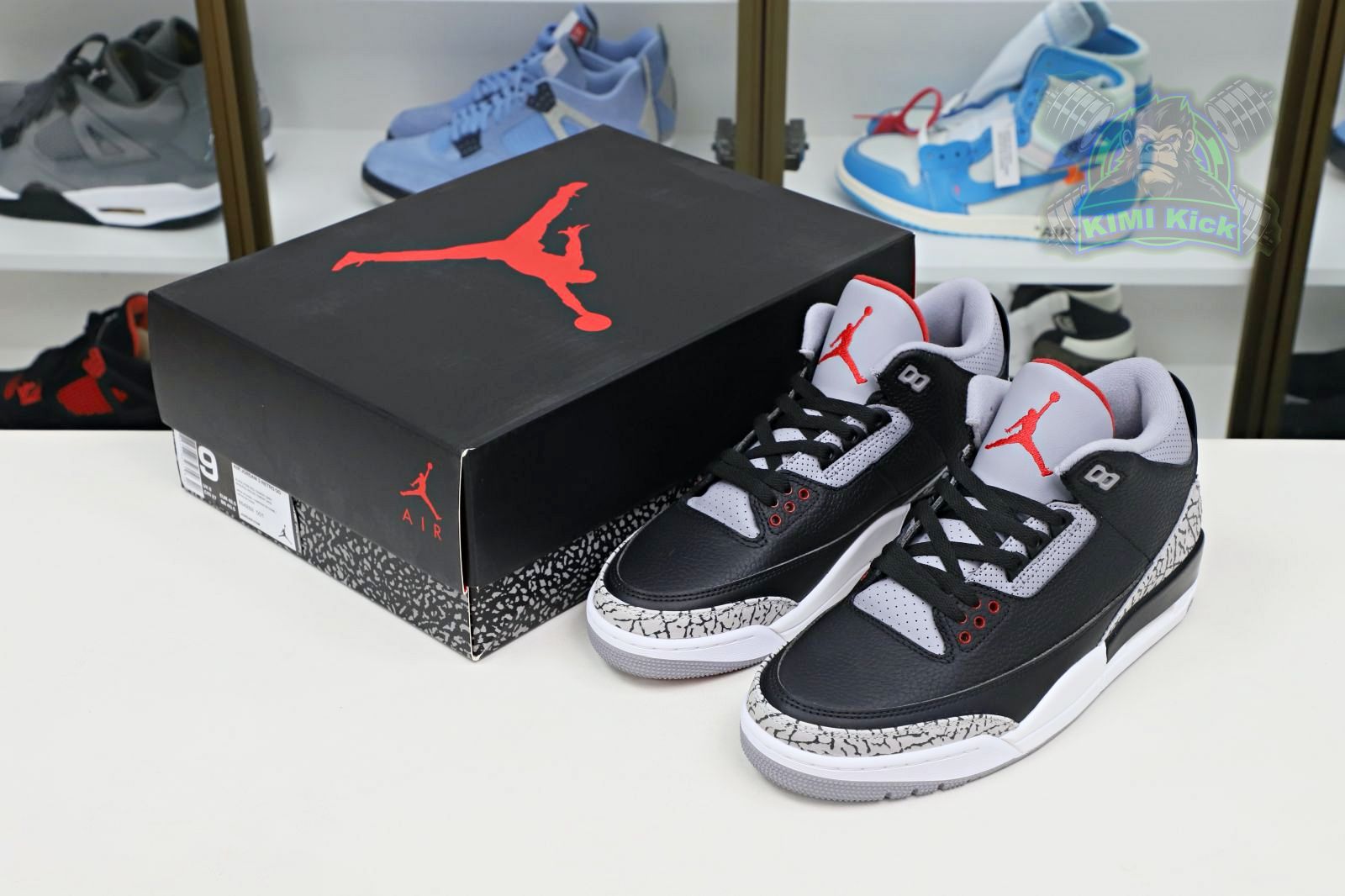 Jordan Air Jordan 3 retro blackcement 2018（854262-001）