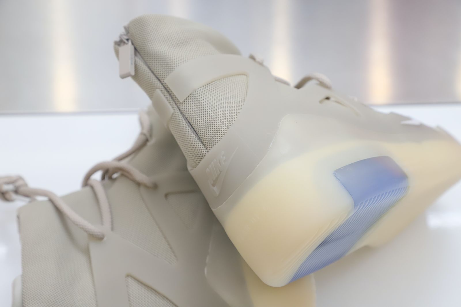 Kimikick Nike Air Fear of God 1  oatmeal fog