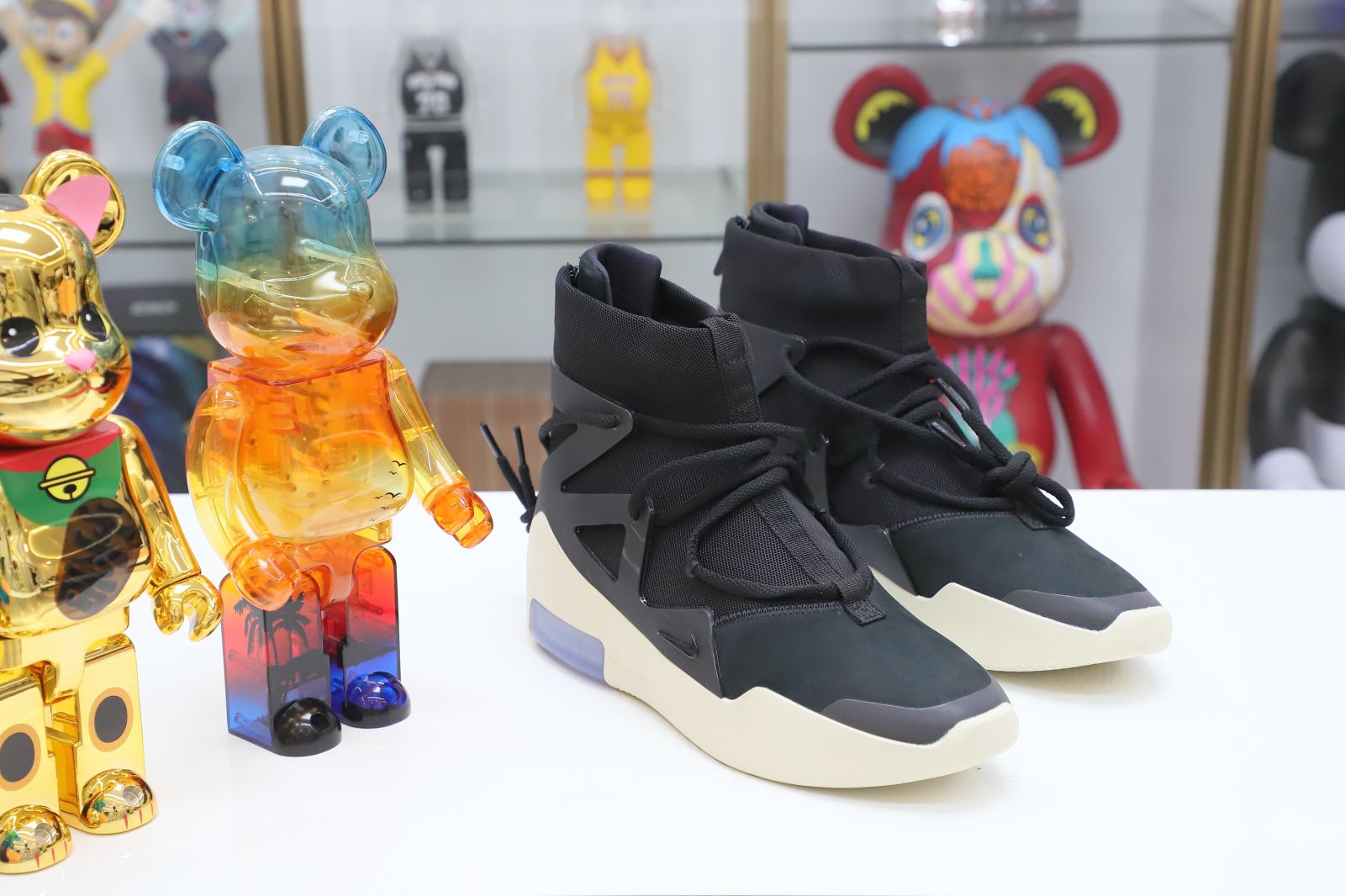 Kimikick Nike Air Fear of God 1 black  fog