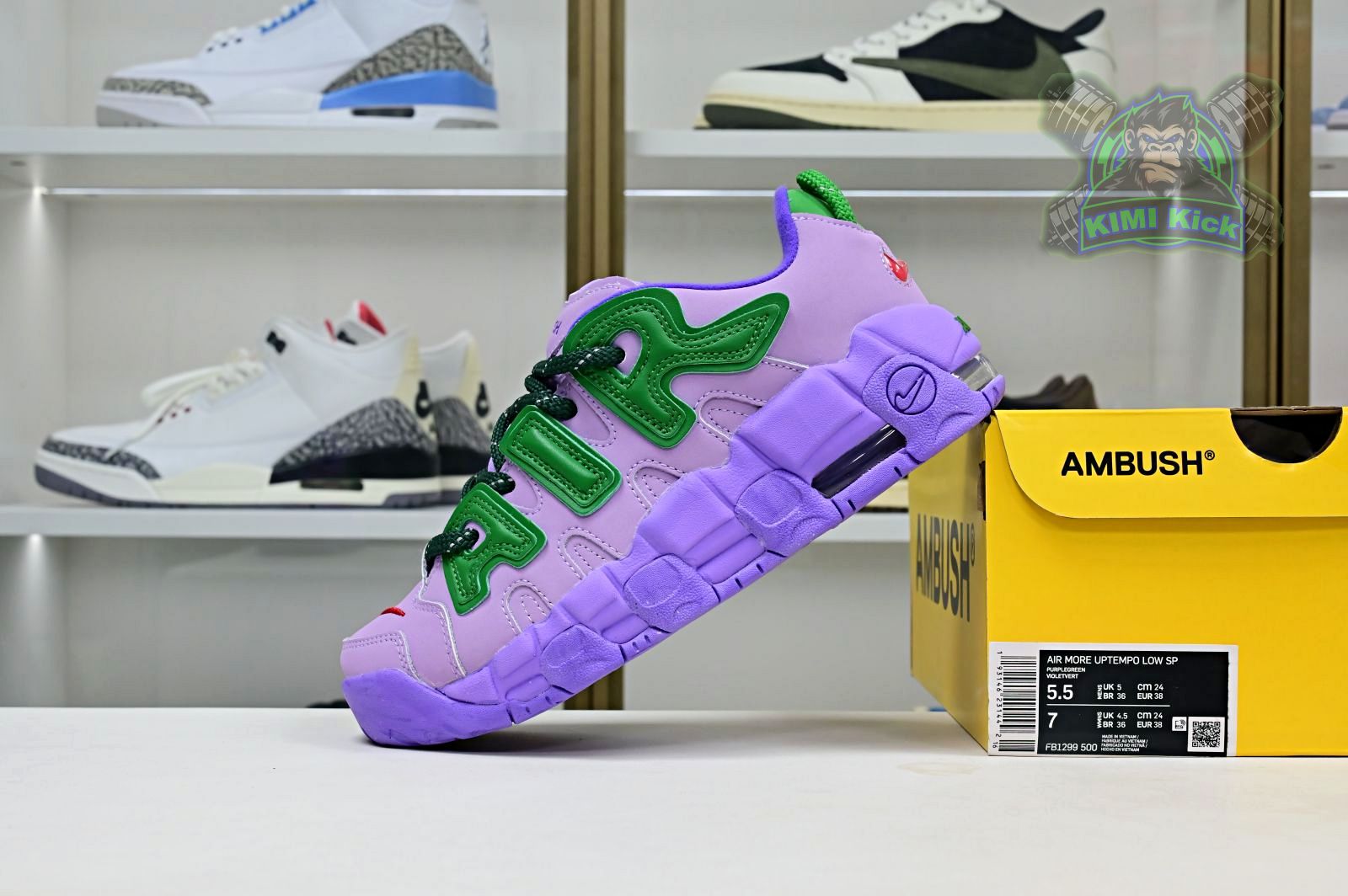 Kimikick AMBUSH x Nike Air More Uptempo Low