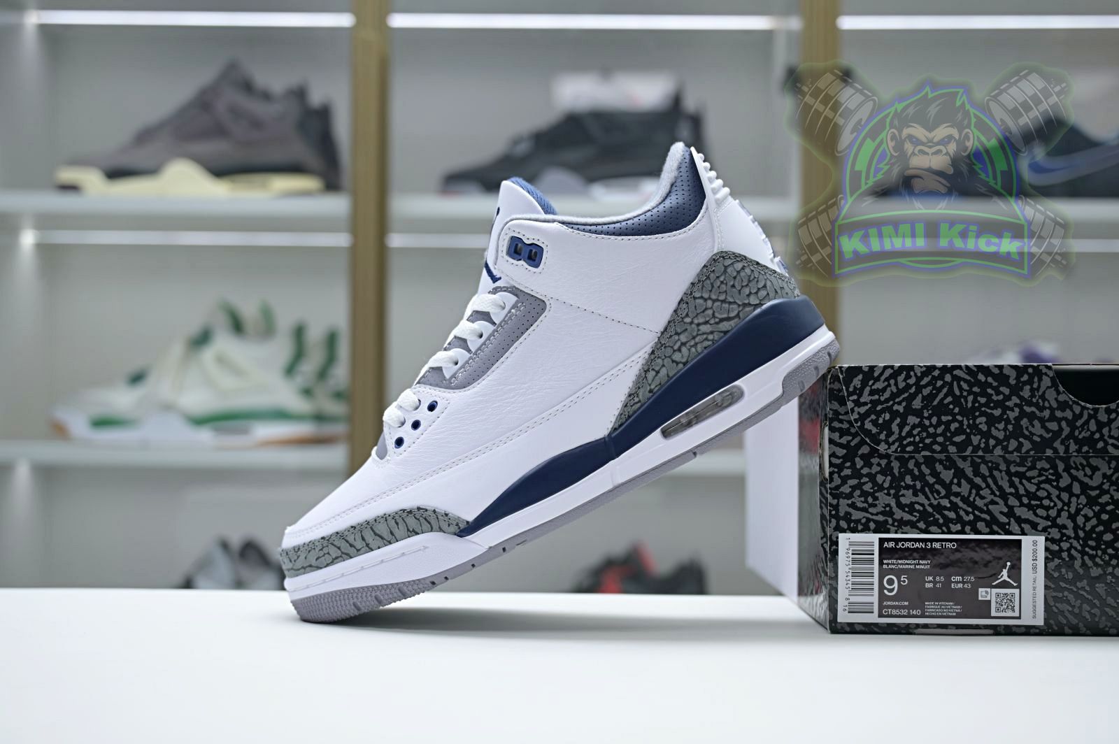 Jordan Air Jordan 3 "White Navy"