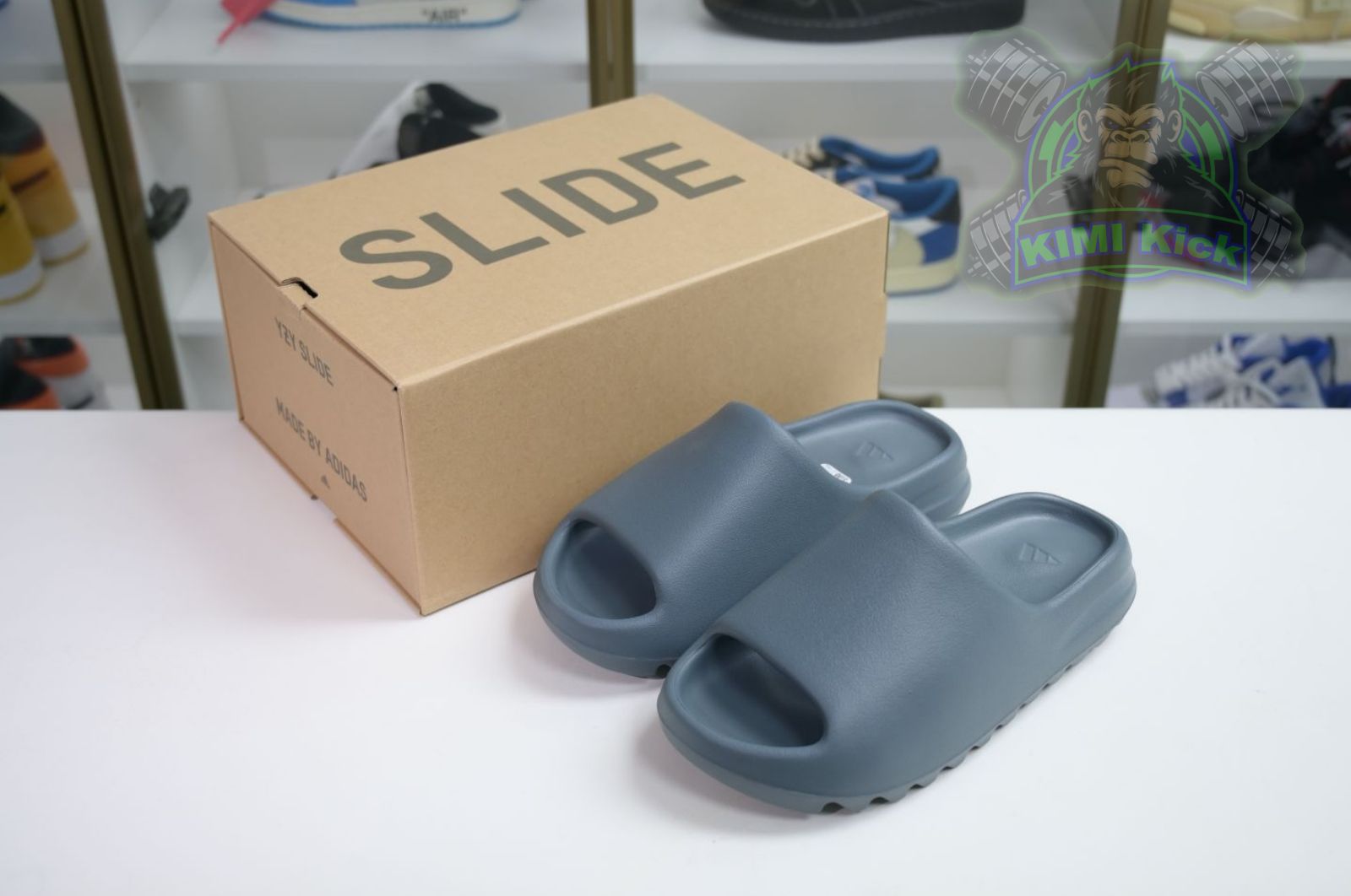 adidas originals Yeezy Slide "Slate Marine"