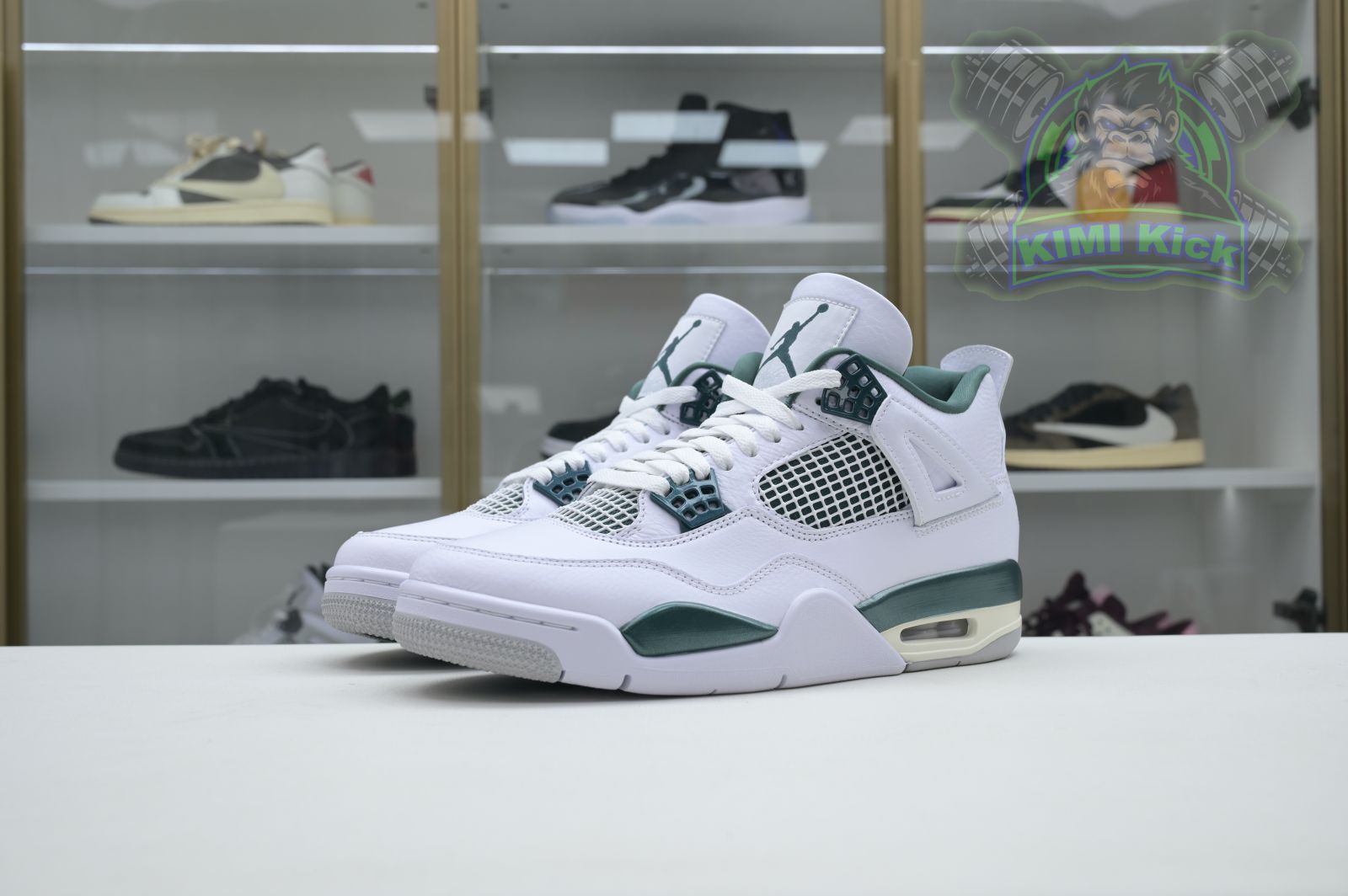 Kimikick Air Jordan 4 Oxidized Green