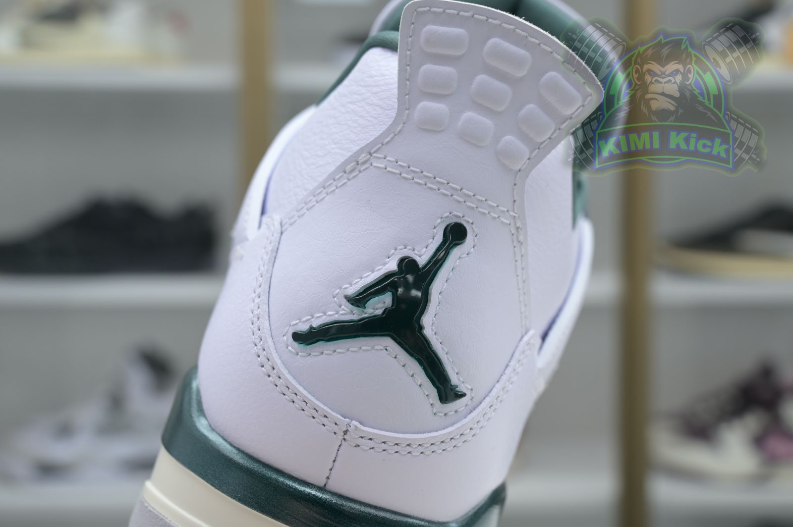 Kimikick Air Jordan 4 Oxidized Green