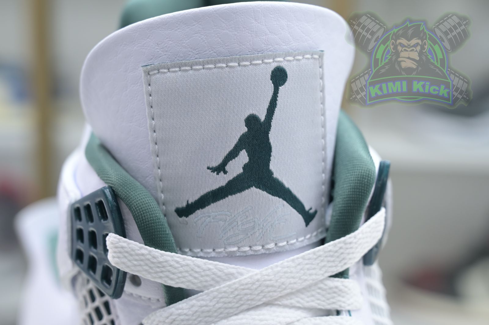 Kimikick Air Jordan 4 Oxidized Green