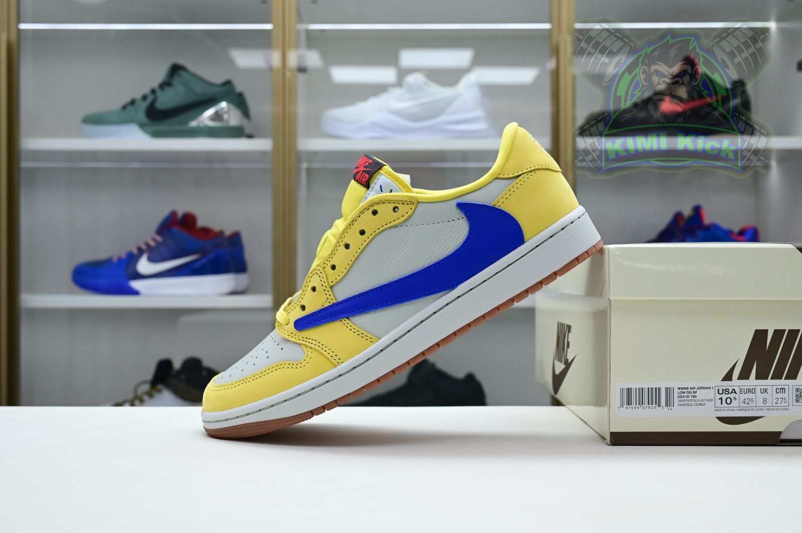 Kimikick Travis Scott x Jordan Air Jordan 1Low Canary