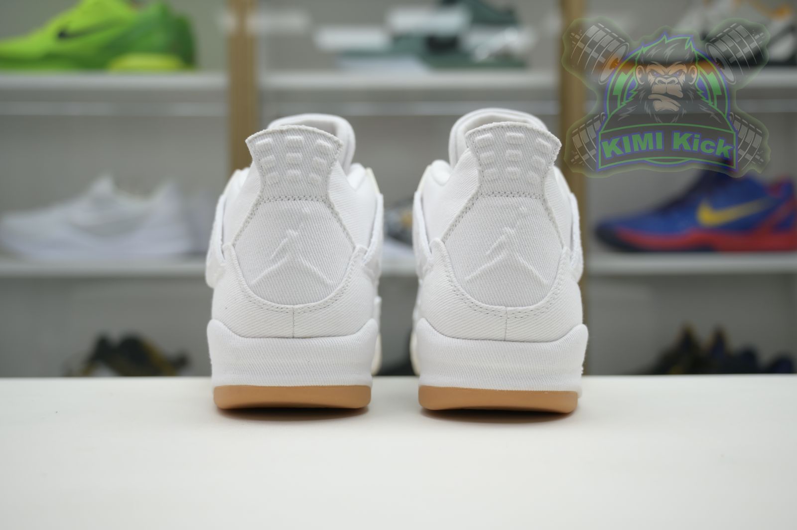 Kimikick Jordan Air Jordan 4 levis white (levis tag)