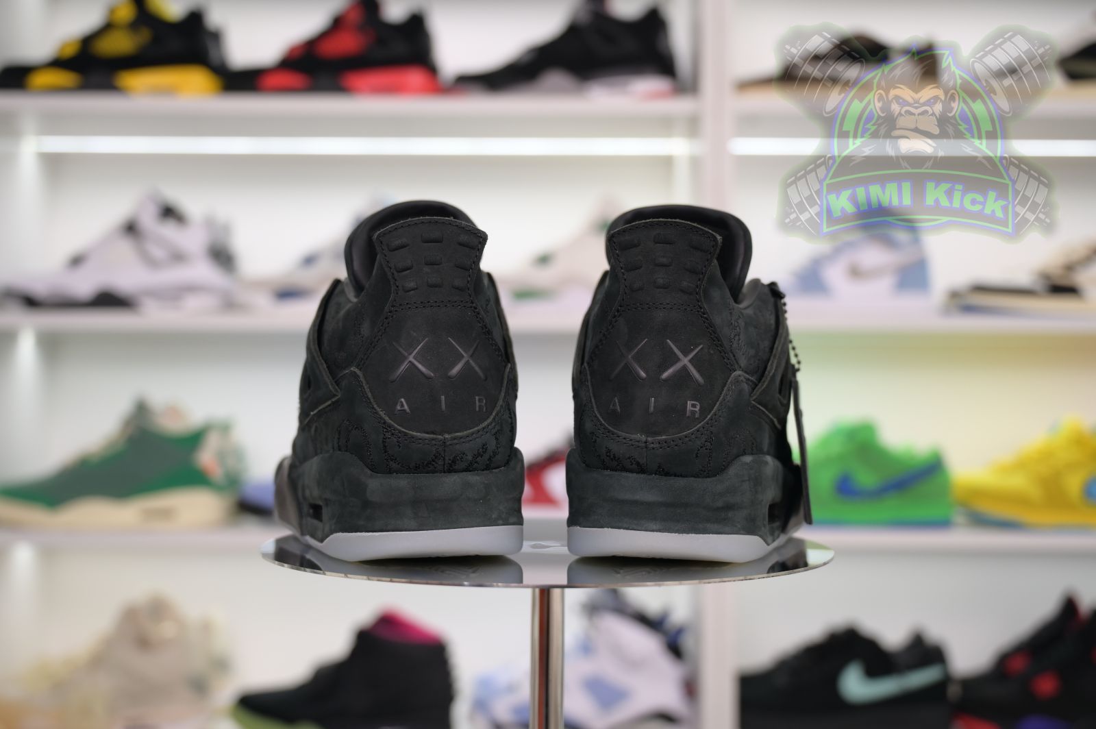 Kimikick Jordan Air Jordan 4 kaws black