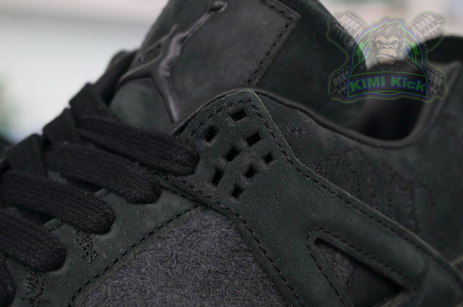 Kimikick Jordan Air Jordan 4 kaws black