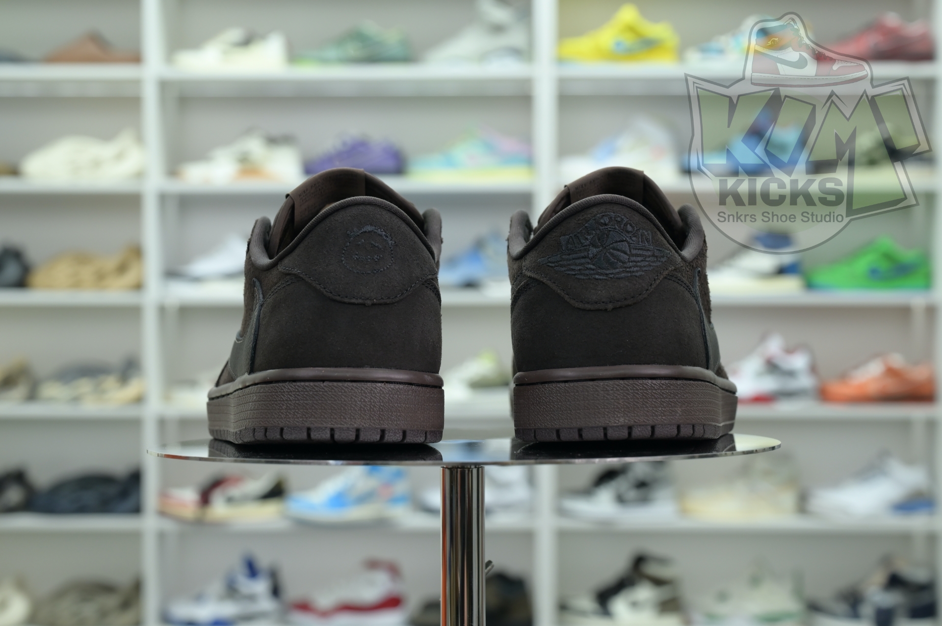 Kimikick Travis Scott x Jordan Air Jordan 1 Low OG“Velvet Brown”