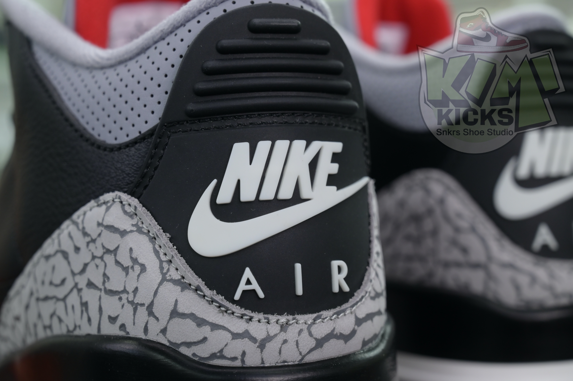 Kimikick Air Jordan 3“Black Cement Reimagined”