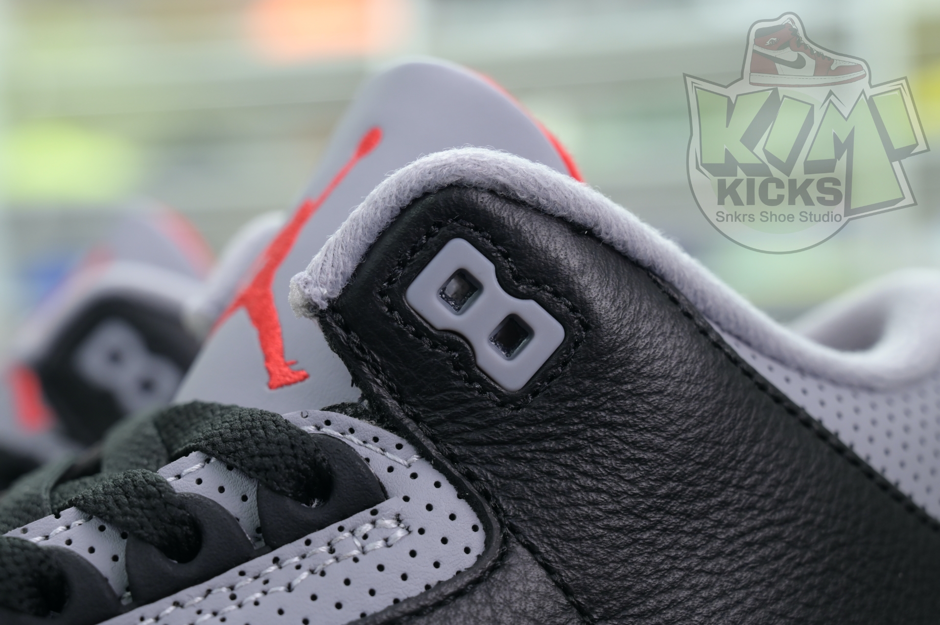 Kimikick Air Jordan 3“Black Cement Reimagined”