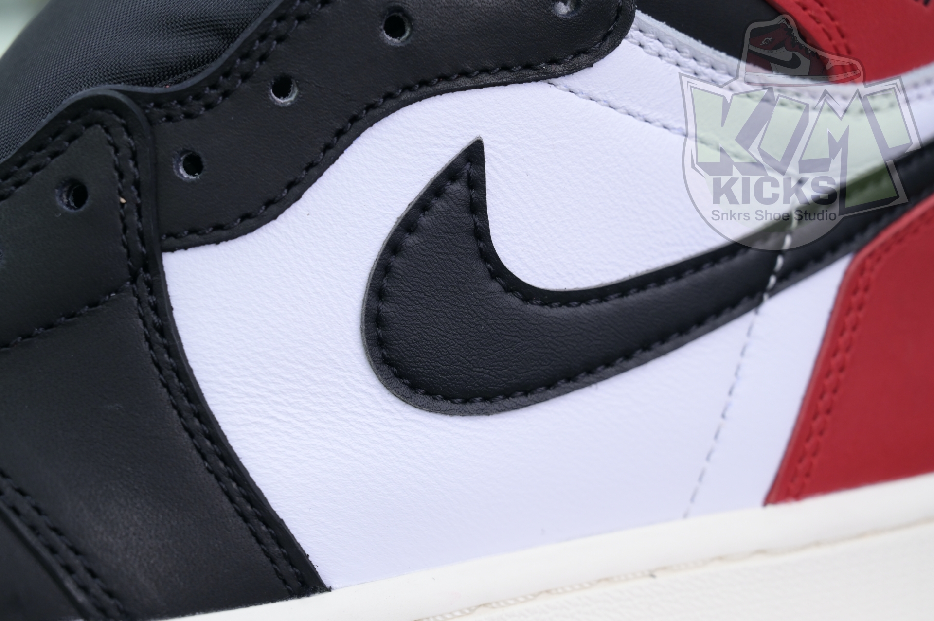 Kimikick Jordan Air Jordan 1High OG“Black Toe Reimagined”