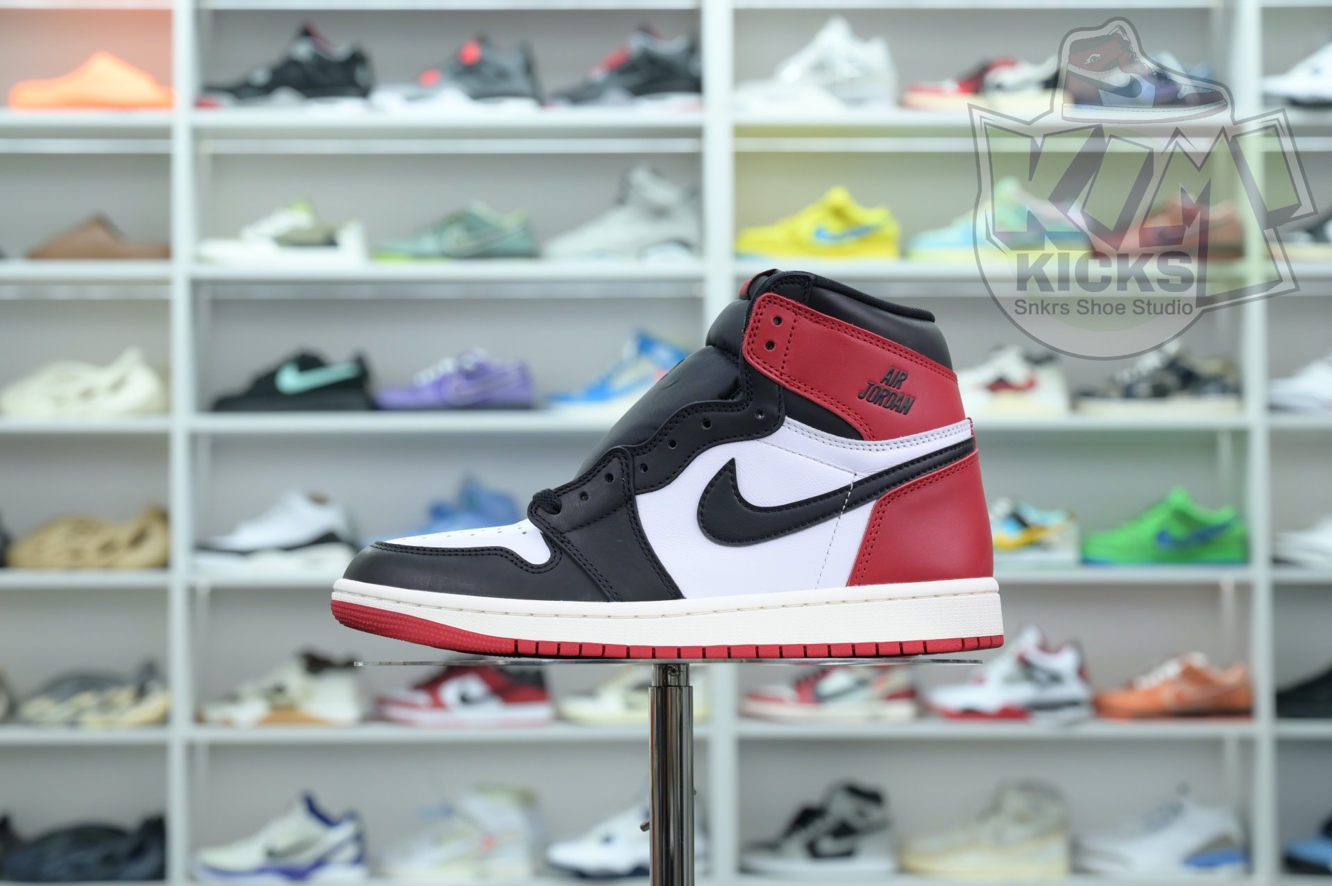 Kimikick Jordan Air Jordan 1High OG“Black Toe Reimagined”