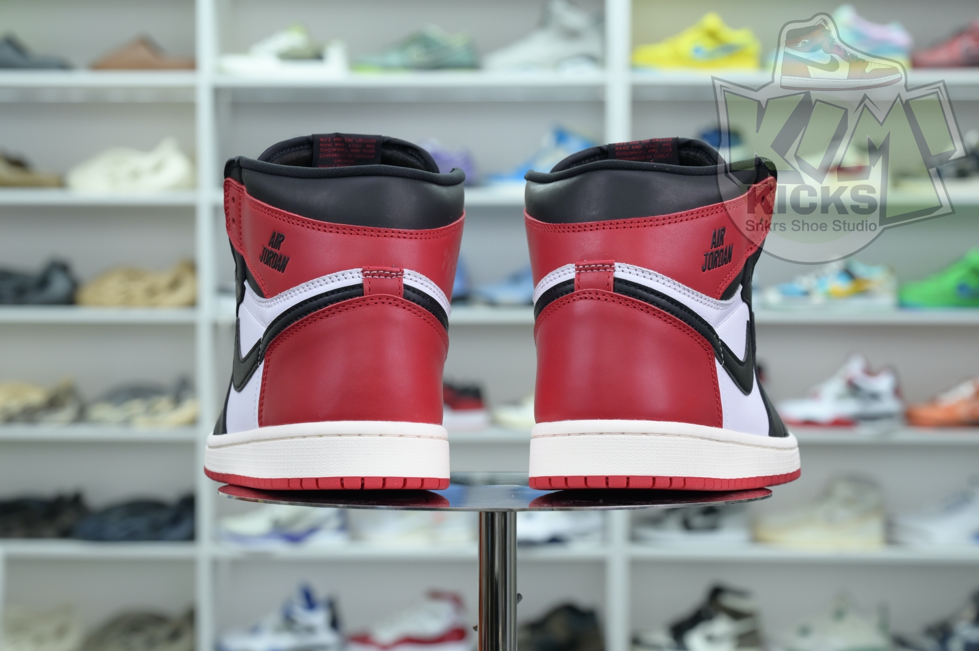 Kimikick Jordan Air Jordan 1High OG“Black Toe Reimagined”