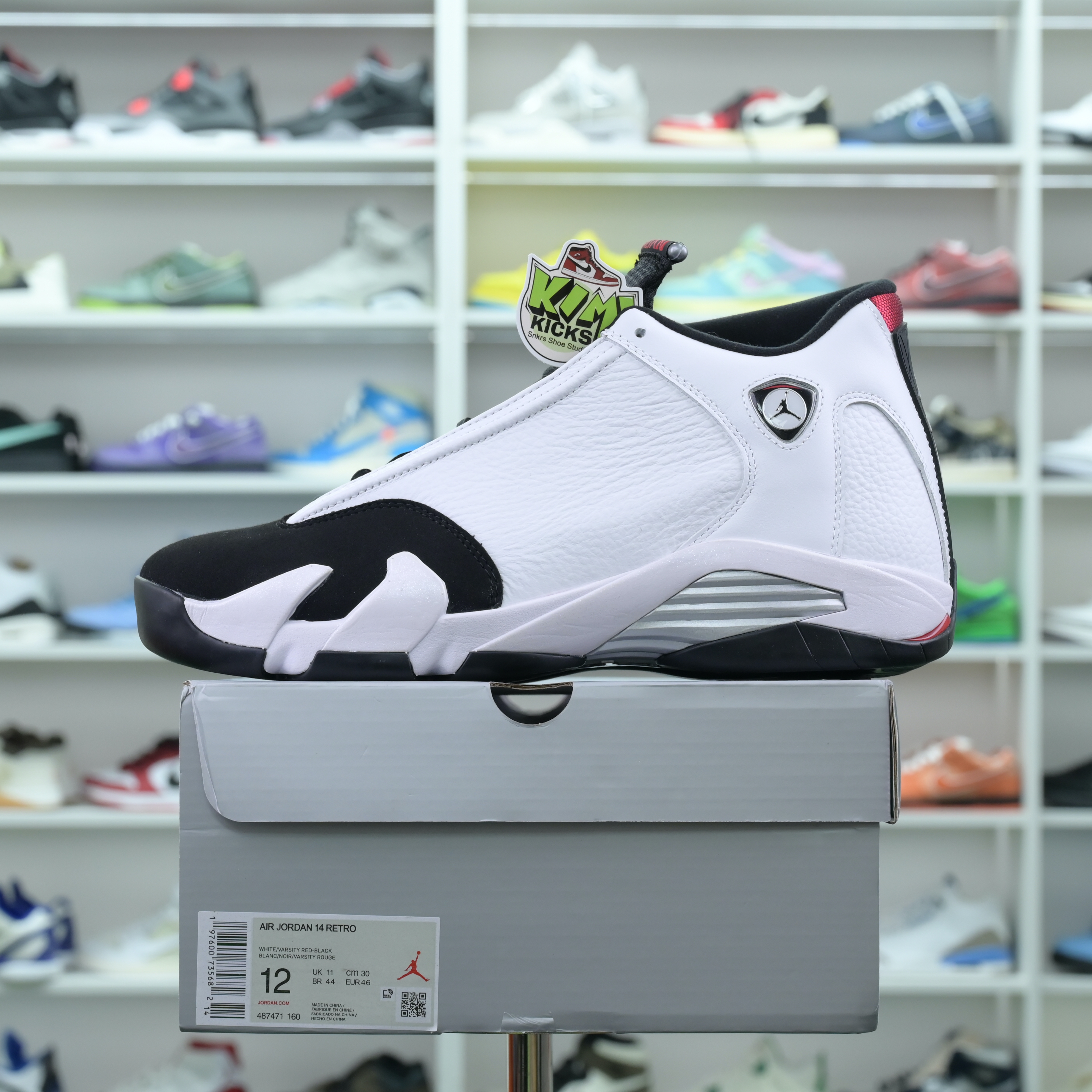 Kimikick Jordan Air Jordan14“Black Toe”2024