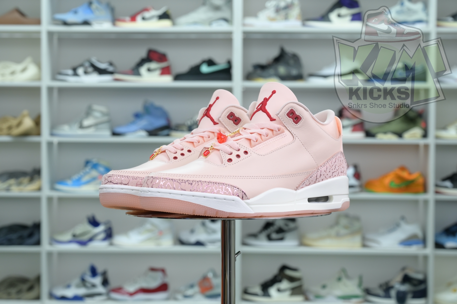 Kimikick Jordan Air Jordan 3 Valentine's Day