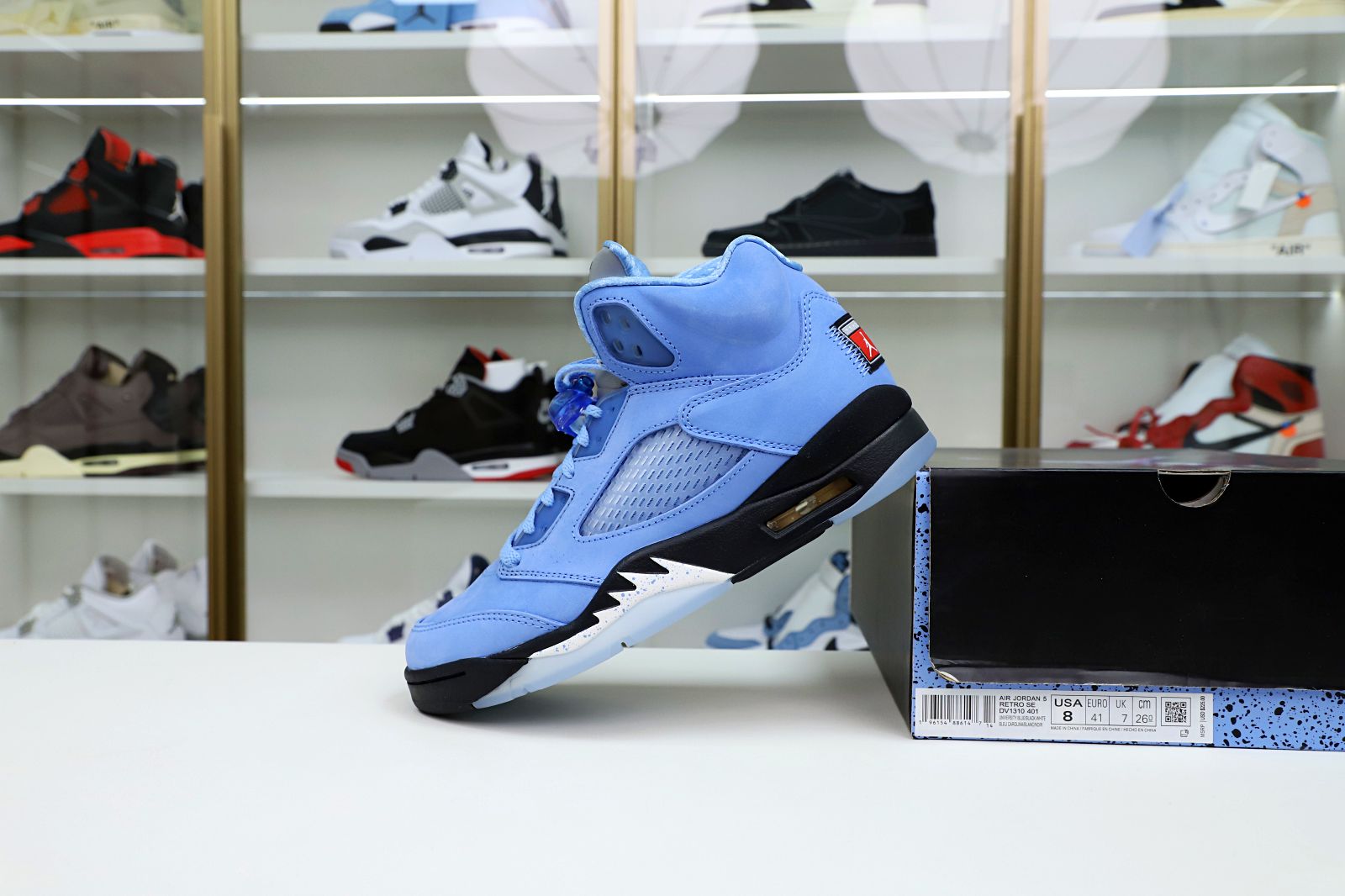 AIR JORDAN 5 RETRO SE DV1310 401 UNIVERSITY BLUE/BLACK-WHITE BLEU