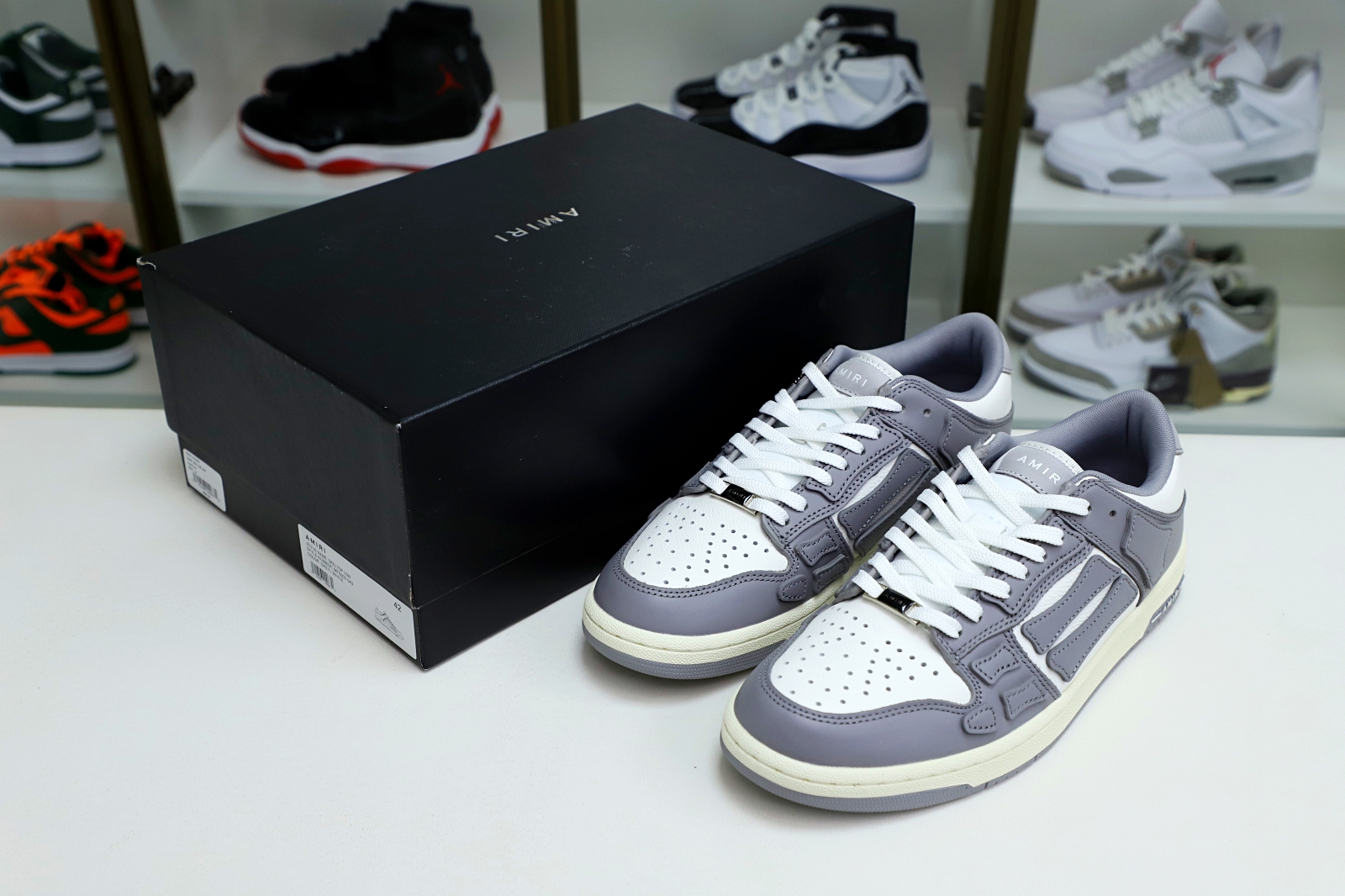 AMIRI LEATHER SKEL LOW