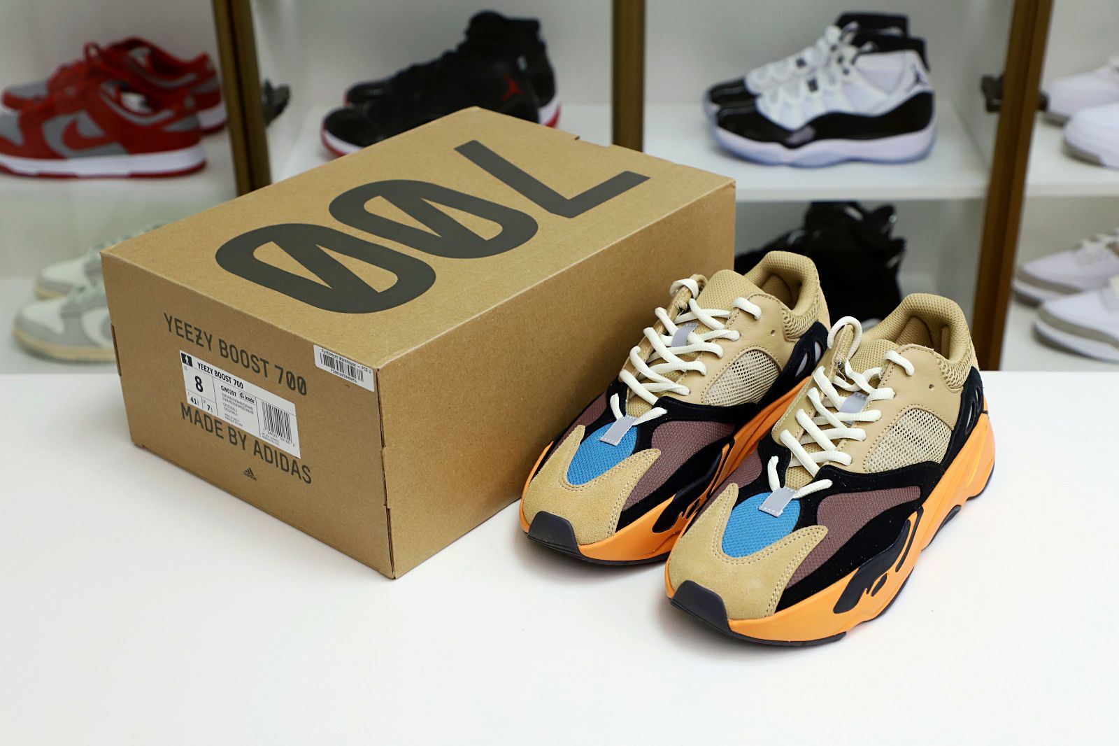 Ad*s originals yeezy boost 700 "enflame amber"