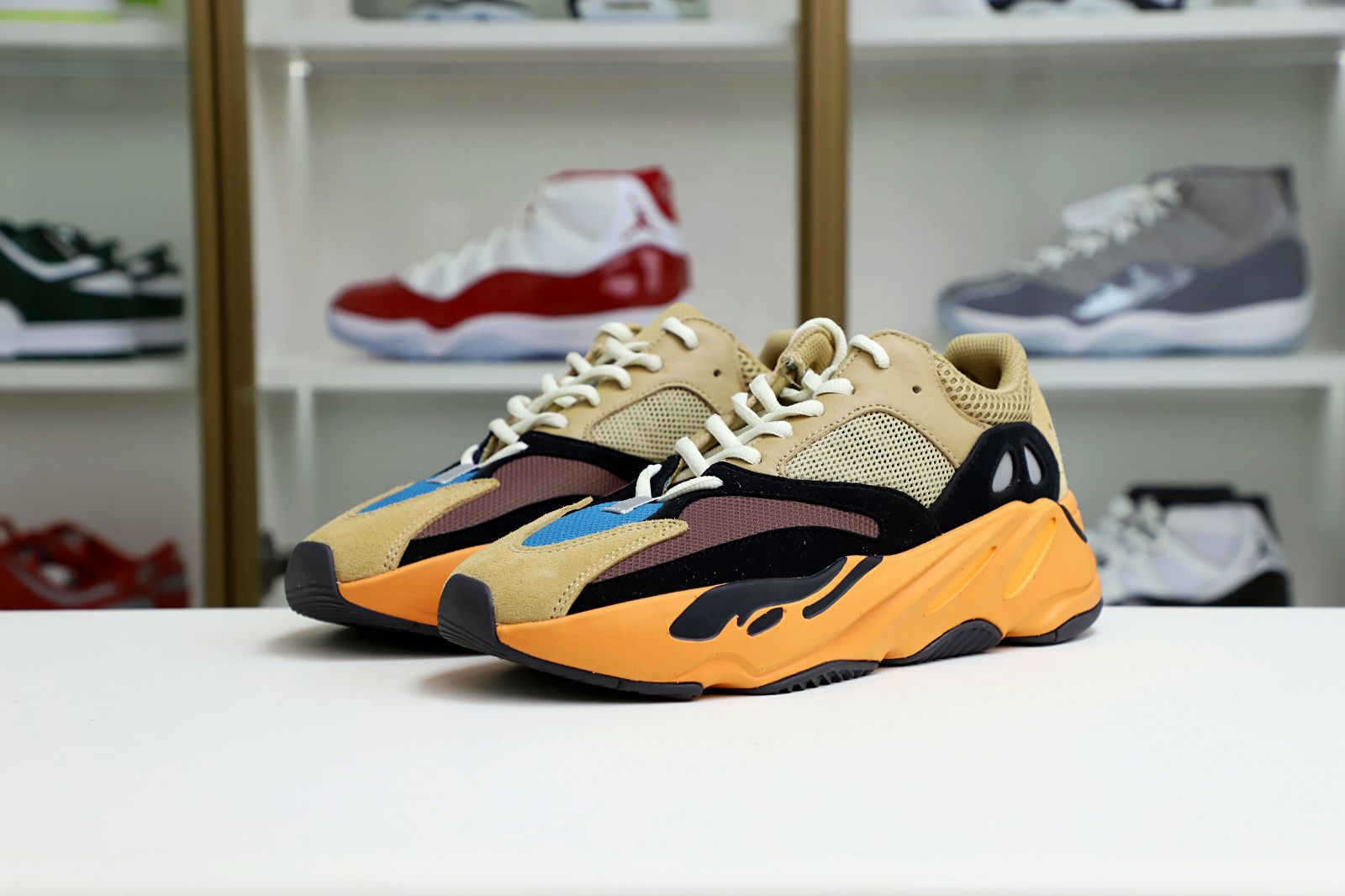 Ad*s originals yeezy boost 700 "enflame amber"