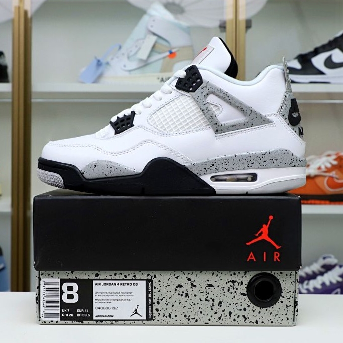 Air Jordan 4 Retro White Cement