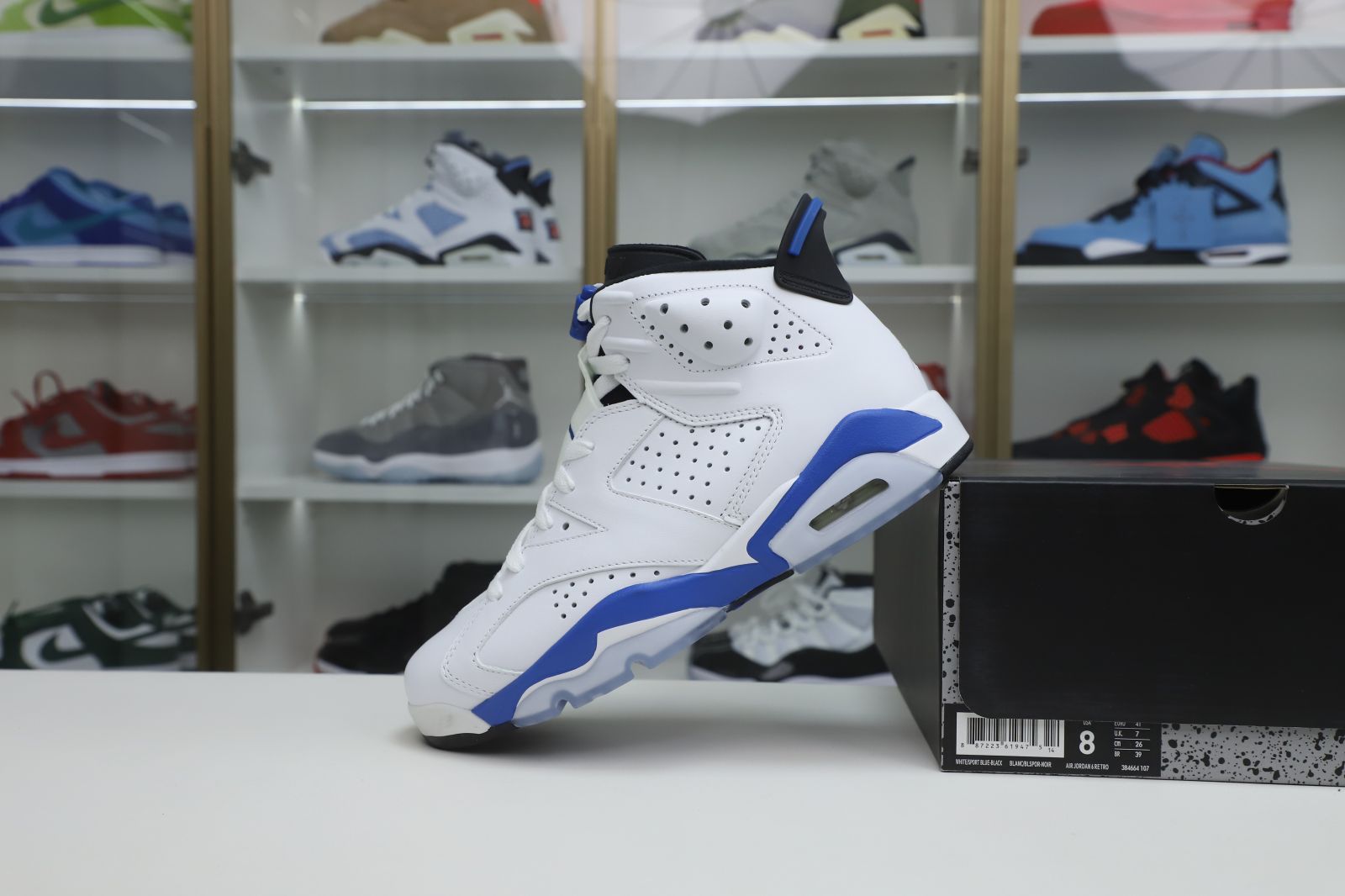 AIR JORDAN 6 RETRO SPORT BLUE