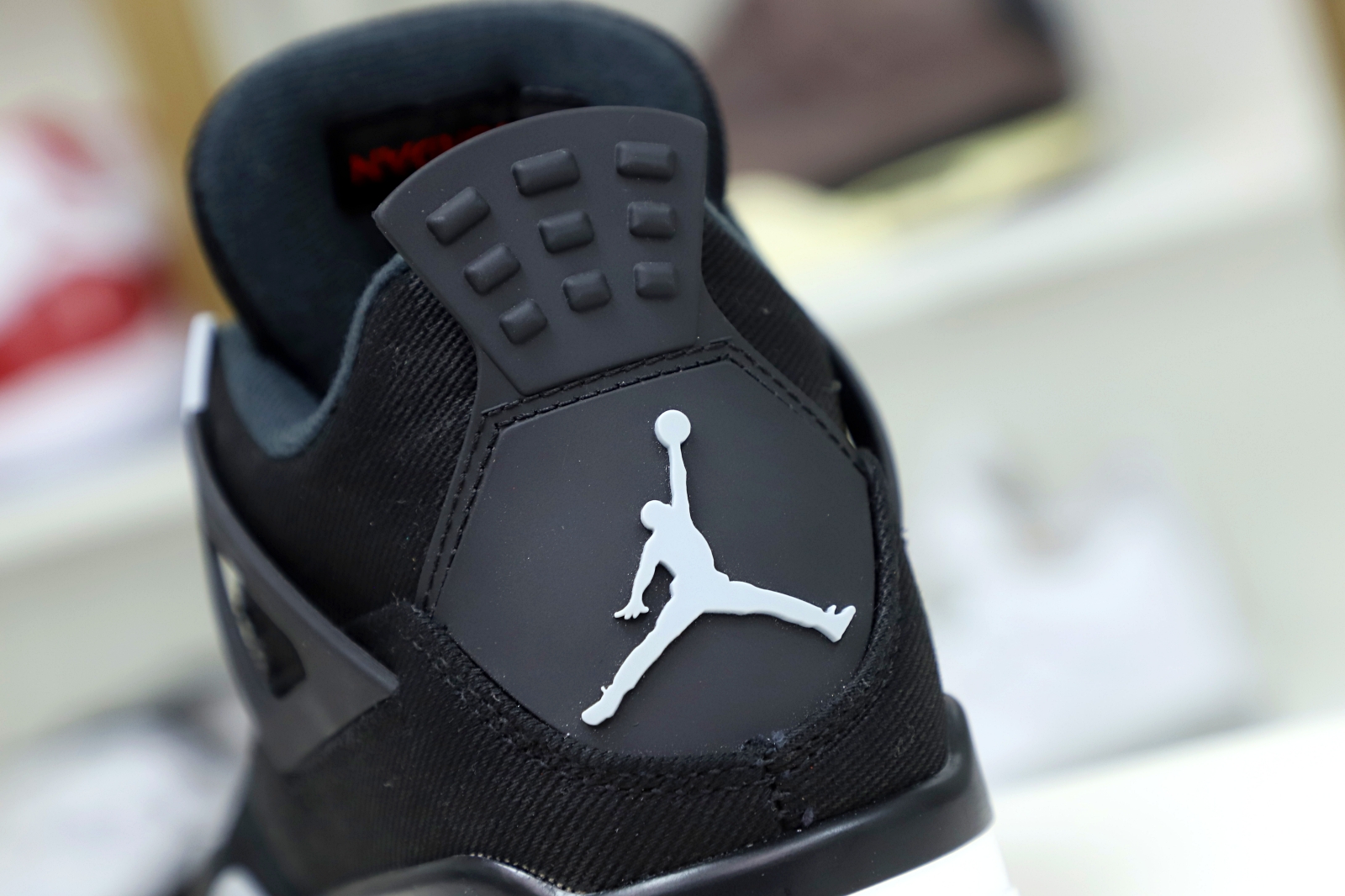 AIR JORDAN 4 "BLACK CANVAS"