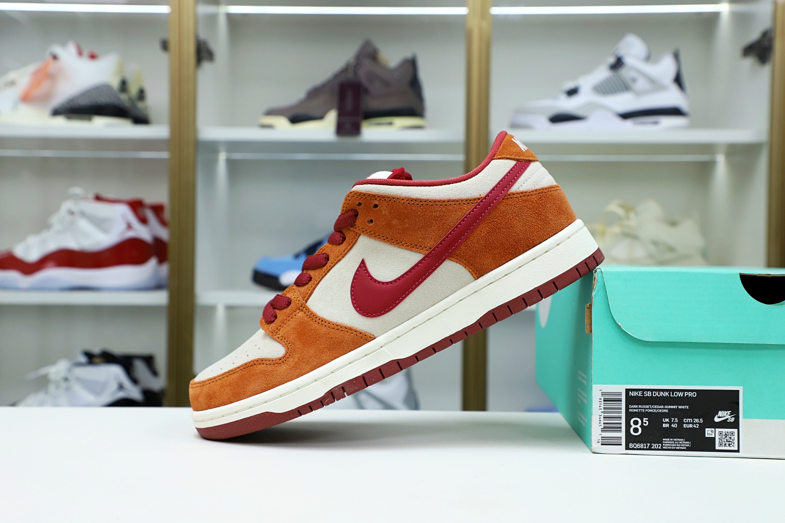 NIKE SB DUNK LOW PRO DARK RUSSET CEDAR 2019