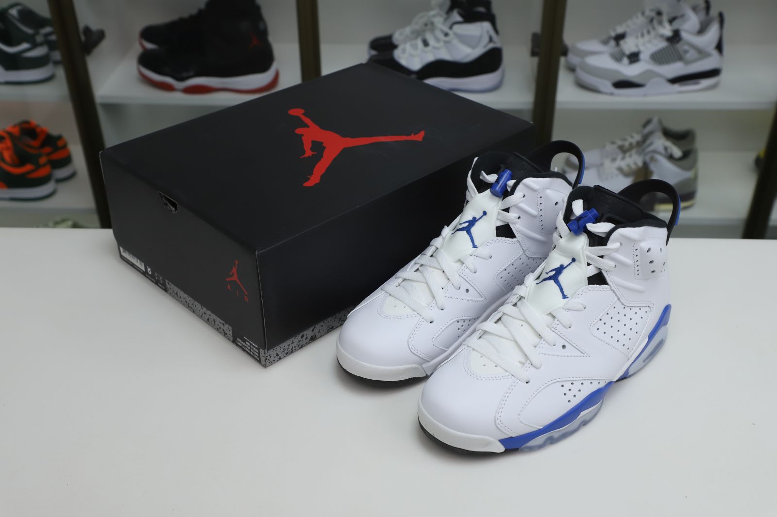 AIR JORDAN 6 RETRO SPORT BLUE