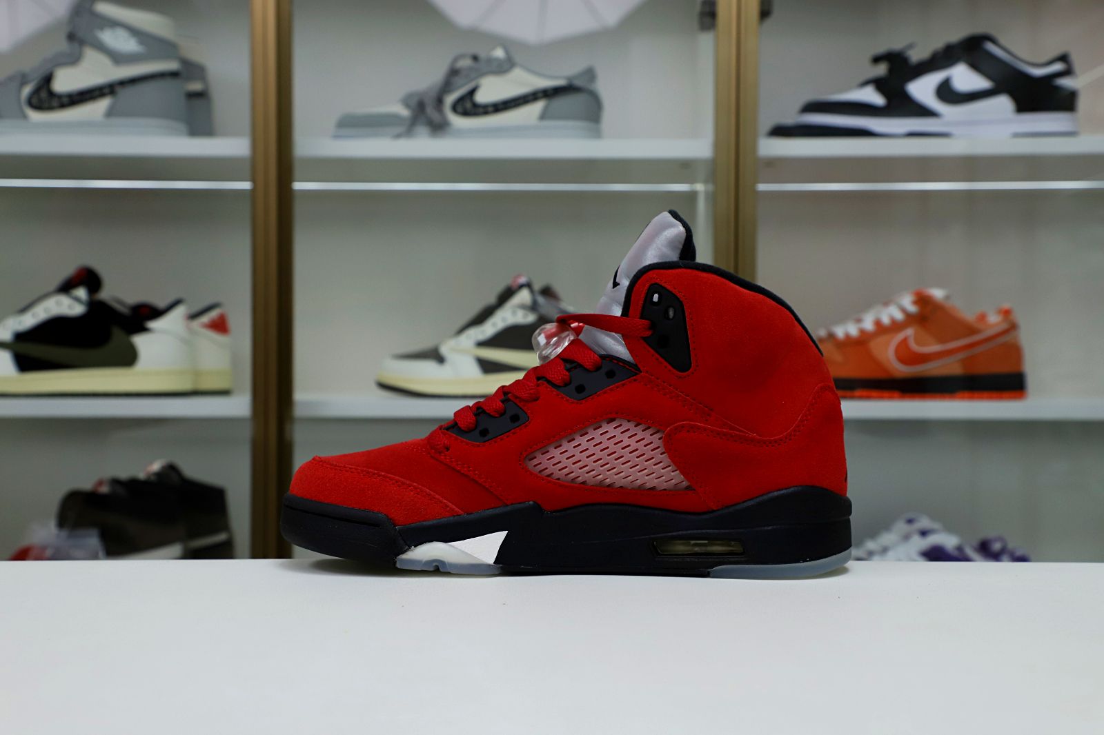 AIR JORDAN 5 RETRO RAGING BULL RED SUEDE