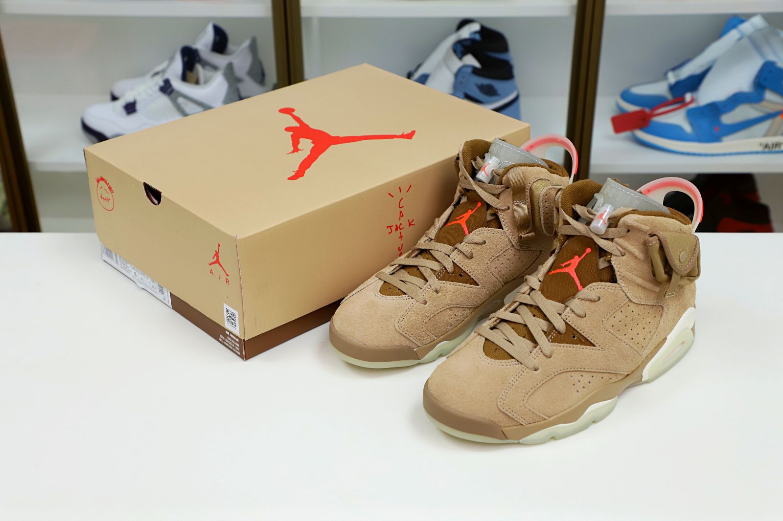 Travis Scott x Air Jordan 6 Retro SP "British Khaki"