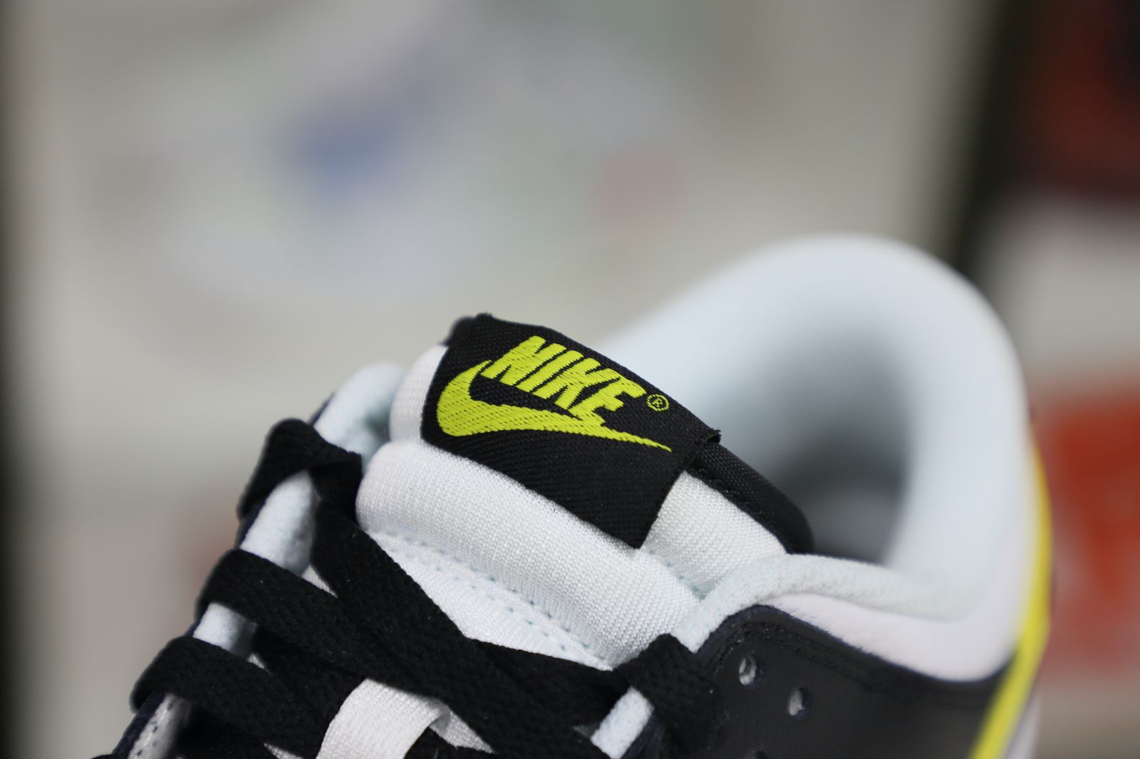 Nike Dunk Low "Black White Yellow"