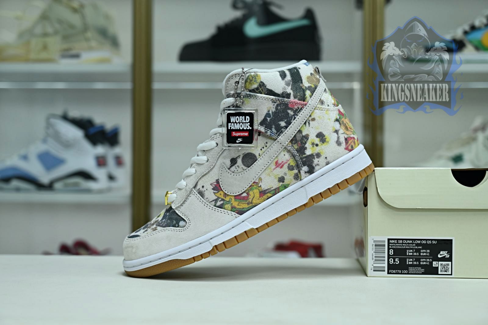 Sup*e x nike dunk sb high "rammellzee"