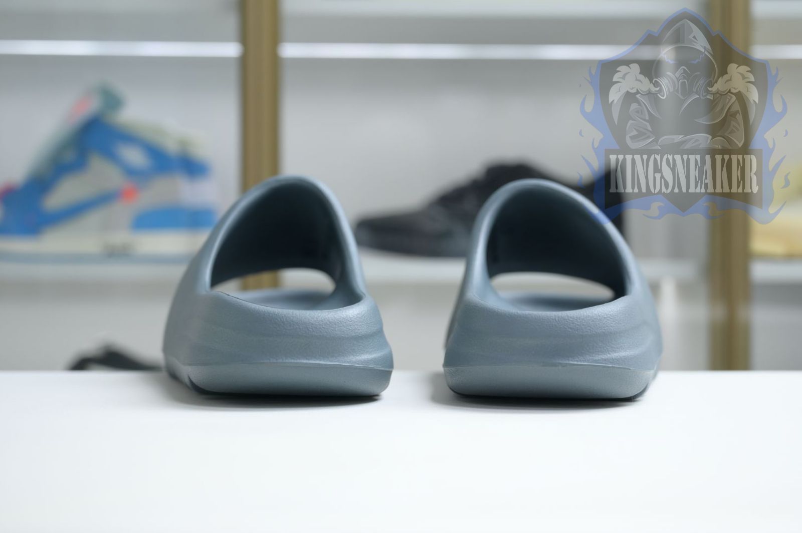 Ad*s originals yeezy slide "slate marine"