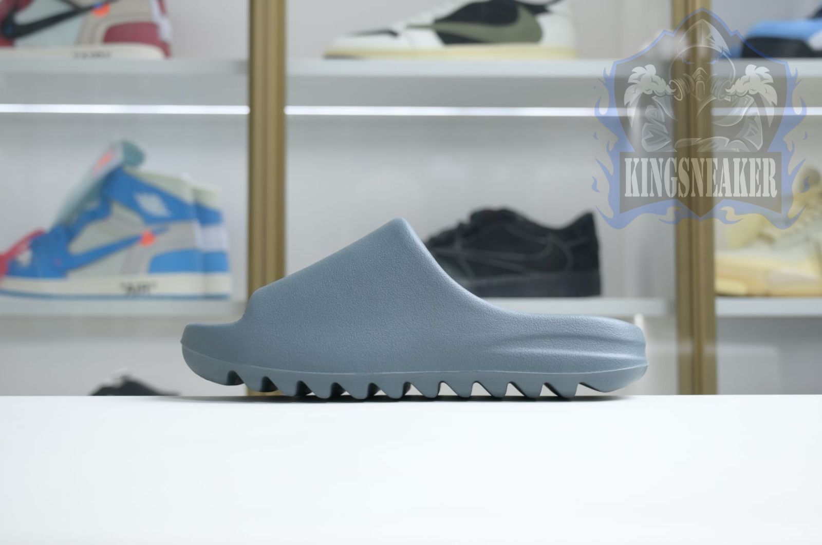 Ad*s originals yeezy slide "slate marine"