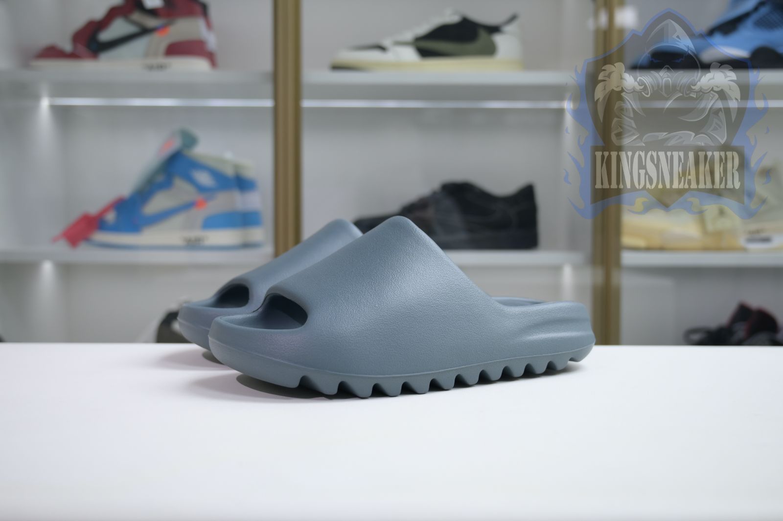 Ad*s originals yeezy slide "slate marine"