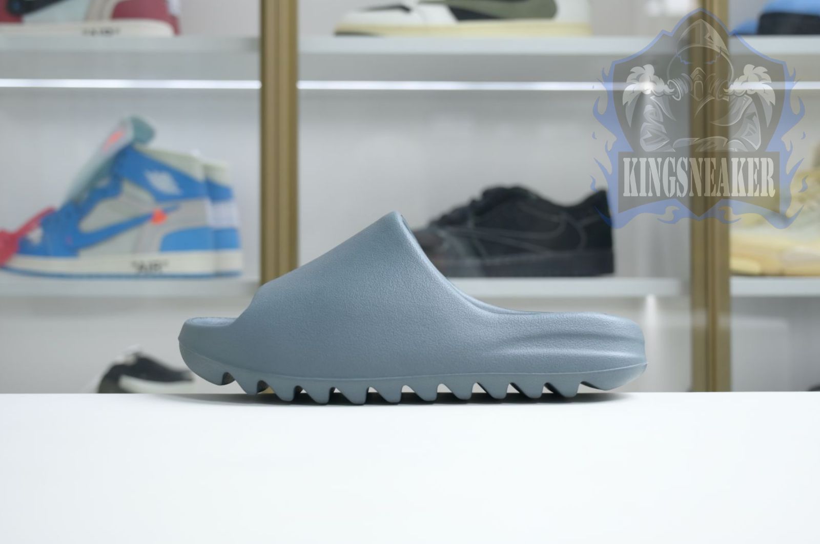 Ad*s originals yeezy slide "slate marine"