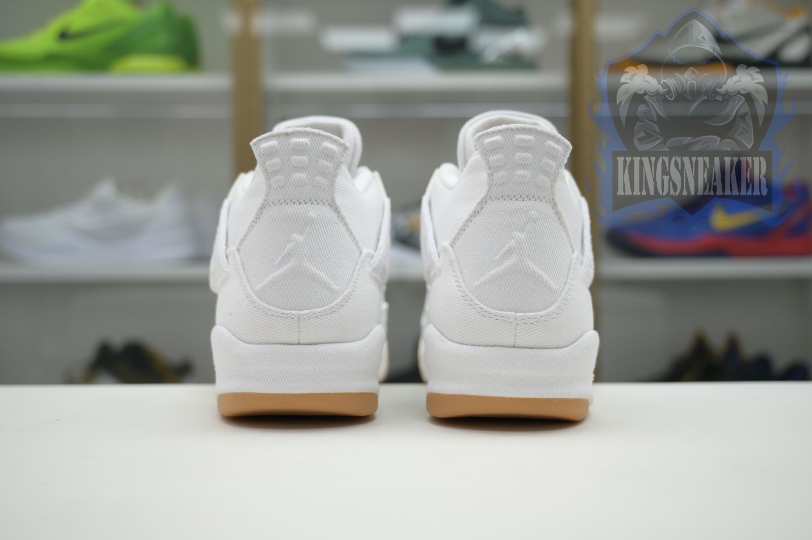 jordan air jordan 4 L*v*s white (L*v*s tag)