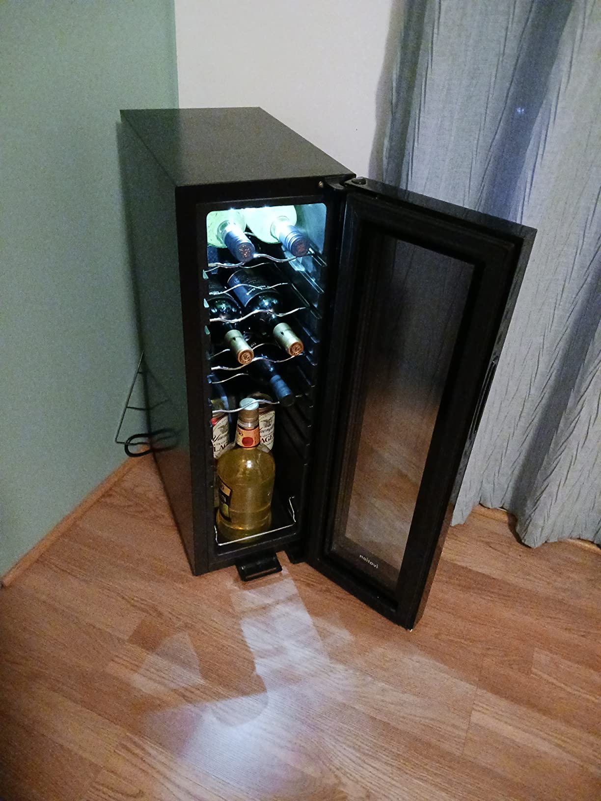 【Appliances】Ivation 12 Bottle Compressor Wine Cooler Refrigerator w