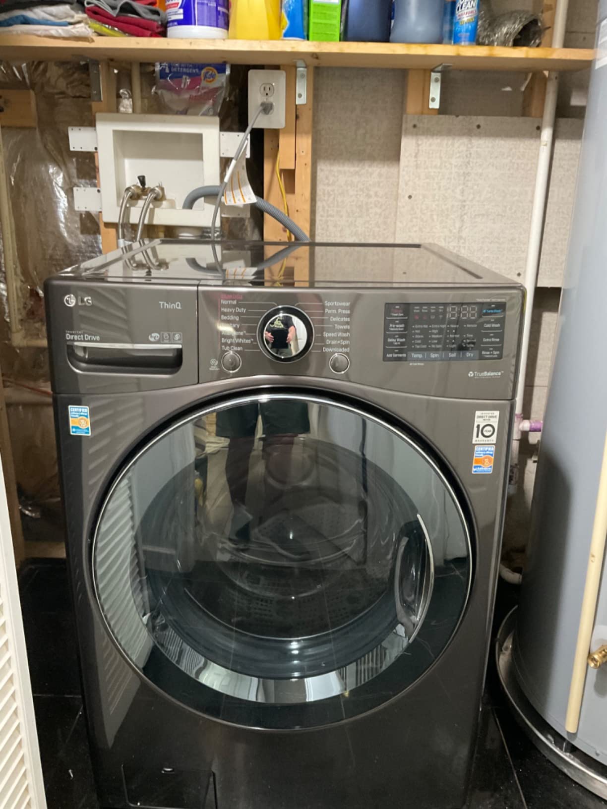 【Appliances】4.5 cu.ft. Smart WiFi Enabled AllInOne Washer/Dryer with