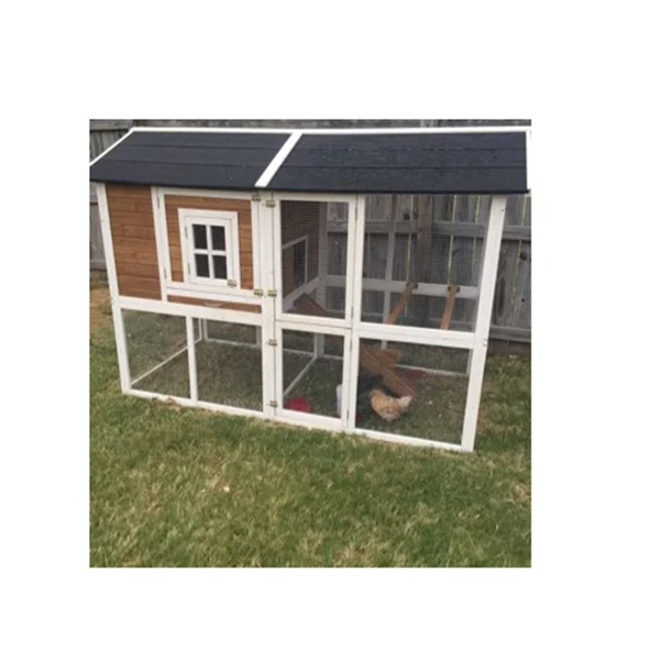 【Home&Garden】【Best Sellers】Shanae Walk In Chicken Coop with Chicken Run